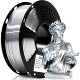 GEEETECH 6KG 3D Printer Filament Bundle - Black PLA Filament 1.75mm ±0.02mm (6 Spools, 1KG Each) - High Precision, Low Warping, 3D Printing Filament Fits Most FDM 3D Printers