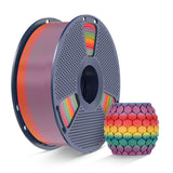 SUNLU 16 Color PLA Filament Bundle Multicolor, PLA 3D Printer Filament 1.75mm, Individually Vacuum Packed, 0.25kg per Spool, 4kg in Total, 16 Pack. (4 Transparent Color and 12 Regular Solid Color)