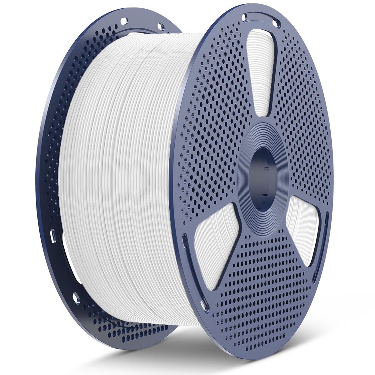 SUNLU PLA+2.0 3D Printer Filament Bundle, 4KG Upgrade PLA+ Filament 1.75mm, Tougher and Stronger, Dimensional Accuracy +/-0.02mm, 1KG per Spool, 4 Packs, 4KG Total, Black+White+Klein Blue+Red