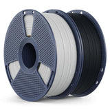 Matte PLA Filament 1.75mm, 4kg(8.8lbs) SUNLU 3D Printer Filament, Matte Surface Texture, No Clogging, Less Brittle, Black+White+Klein Blue+Olive Green