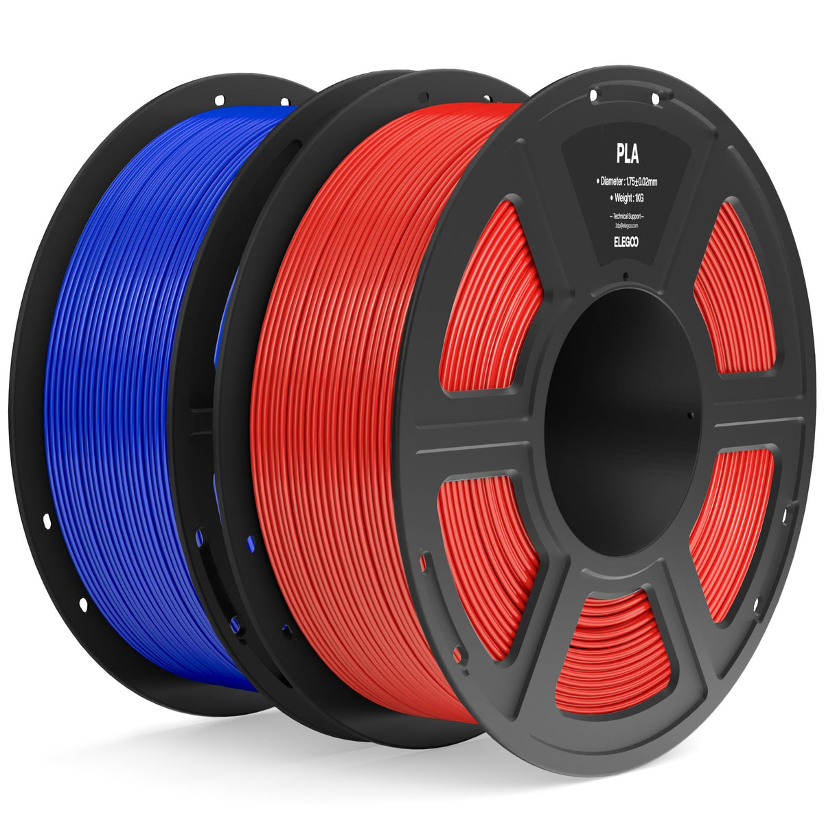 ELEGOO PLA Filament 1.75mm Bundle 4KG, 3D Printer Filament Dimensional Accuracy +/- 0.02mm, 4pcs 1kg Spool(2.2lbs) Fit Most FDM 3D Printers (Pink, Purple, Sky Blue, Sea Green)