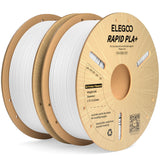 ELEGOO Rapid PLA Plus Filament 1.75mm Black 4KG, PLA+ 3D Printer Filament for 30-600 mm/s High Speed Printing, Dimensional Accuracy +/- 0.02 mm, 4 Pack 1kg Spool(2.2lbs)