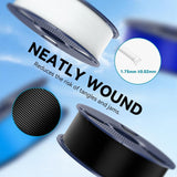 SUNLU 3D Printer Filament 10kg Bundle, Neatly Wound PLA Filament 1.75mm ±0.02mm, Individually Vacuum-Sealed,1kg per Spool, 10 Pack, (5 spools of Black and 5 spools of White)