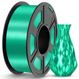 JAYO 3D Printer Filament Bundle, PLA Silk Filament Bundle Multicolor, Shiny Silk PLA Filament 1.75mm, Fast Color Change Rainbow, 250g Spool, 8 Rolls, 2kg in Total