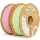 ELEGOO Matte PLA 3D Printer Filament Bundle 1.75mm, 8 Colors 250g Spool Dimensional Accuracy +/- 0.02mm, 8 Pack Multicolors Fits for Most FDM 3D Printers