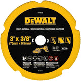 DEWALT Cut Off Wheel, 3", with Fine Finish, Ultra Sharp Carbide (DW8530)