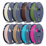 SUNLU PETG Filament 1.75mm 4KG Bundle (4x1kg Black),Good Layer Adhesion,Weather-Resistant & High Impact for Outdoor Parts and Mechanical Gears, Less Stringing, Dimensional Accuracy +/- 0.02mm.