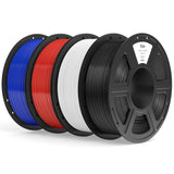ELEGOO PLA+ Filament 1.75mm Black 3KG, High Toughness PLA Plus 3D Printer Filament Dimensional Accuracy +/- 0.02mm, 3kg Large Spool(6.6lbs) Fits for Most FDM 3D Printers