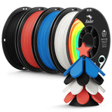Creality Matte PLA Plus Filament 1.75mm, Low Warping, Minimal Layer Lines, Dimensional Accuracy +/- 0.02mm, 4kg (8.8lb) 3D Printer PLA+ Filament Bundle, Matte Black (4 Pack)
