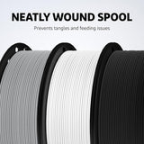 ELEGOO Matte PLA 3D Printer Filament Bundle 1.75mm, 8 Colors 250g Spool Dimensional Accuracy +/- 0.02mm, 8 Pack Multicolors Fits for Most FDM 3D Printers