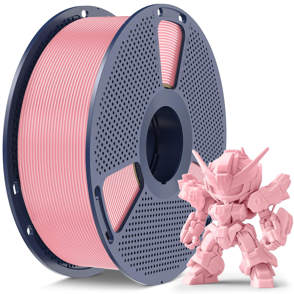 SUNLU 250G PLA Meta Filament Bundle, Fast Printing Meta PLA 3D Printer Filament 1.75mm, 250G, Total 8 Rolls Black+White+Grey+Sky Blue+Mint Green+Cherry Red+Sakura Pink+Lemon Yellow
