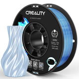 Official Creality PETG 3D Printer Filament 1.75mm 4KG (8.8lbs), High Precision, Strong Toughness, Odorless, Better Flow, Moistureproof 3D Printing CR PETG Filament, Black+White+Grey+Clear