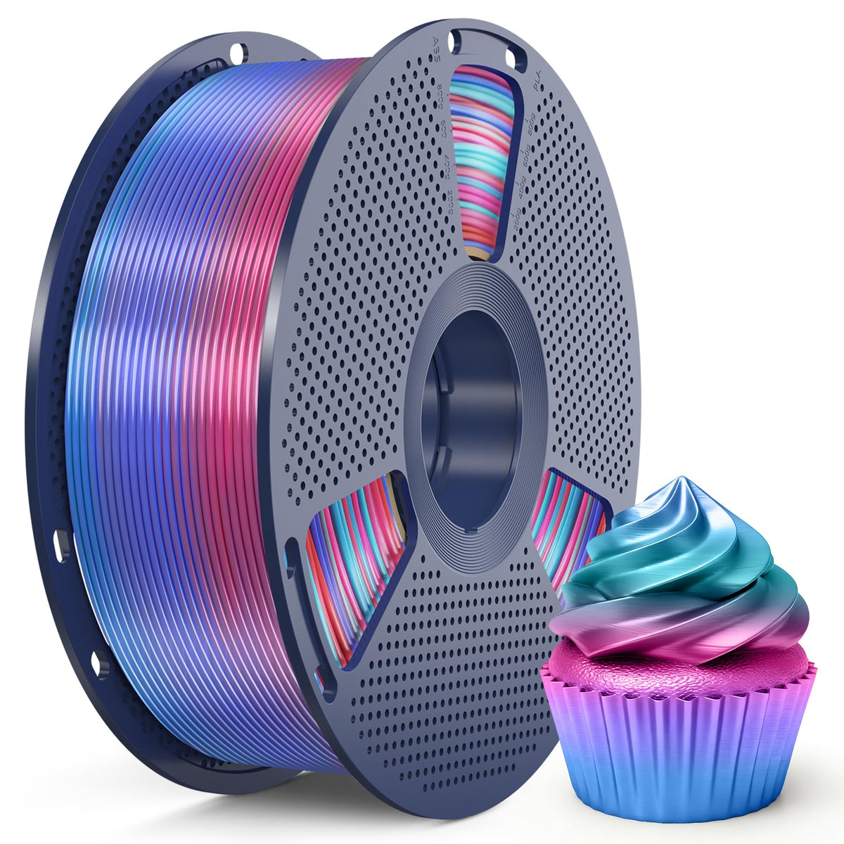 SUNLU 16 Color PLA Filament Bundle Multicolor, PLA 3D Printer Filament 1.75mm, Individually Vacuum Packed, 0.25kg per Spool, 4kg in Total, 16 Pack. (4 Transparent Color and 12 Regular Solid Color)