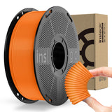 Inslogic PP Filament 1.75mm, Polypropylene 3D Printer Filament ±0.03mm, Semi-Flexible & Ultra Tough, Chemical-Resistant, Food-Contact Safe 3D Printing, 0.8kg Detachable Spool, Natural White