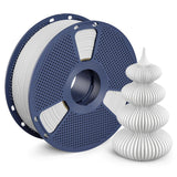 Matte PLA Filament 1.75mm, 4kg(8.8lbs) SUNLU 3D Printer Filament, Matte Surface Texture, No Clogging, Less Brittle, Black+White+Klein Blue+Olive Green