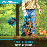 HEINPRO Cordless Leaf Blower Up to 500CFM Compatible with Makita 18V Battery (Tool Only), Electric Leaf Blower Cordless with 5 Speed Modes, Handheld Battery Powered Leaf Blowers for Lawn Care