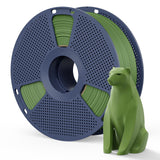 Matte PLA Filament 1.75mm, 4kg(8.8lbs) SUNLU 3D Printer Filament, Matte Surface Texture, No Clogging, Less Brittle, Black+White+Klein Blue+Olive Green