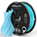 Official Creality PETG 3D Printer Filament 1.75mm 4KG (8.8lbs), High Precision, Strong Toughness, Odorless, Better Flow, Moistureproof 3D Printing CR PETG Filament, Black+White+Grey+Clear