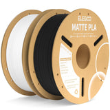 ELEGOO Matte PLA 3D Printer Filament Bundle 1.75mm, 8 Colors 250g Spool Dimensional Accuracy +/- 0.02mm, 8 Pack Multicolors Fits for Most FDM 3D Printers