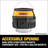 DEWALT Tool Organizer, 37 Pockets and Loops for Tool Storage Including a TOUGHCASE Pocket (DWST560109)
