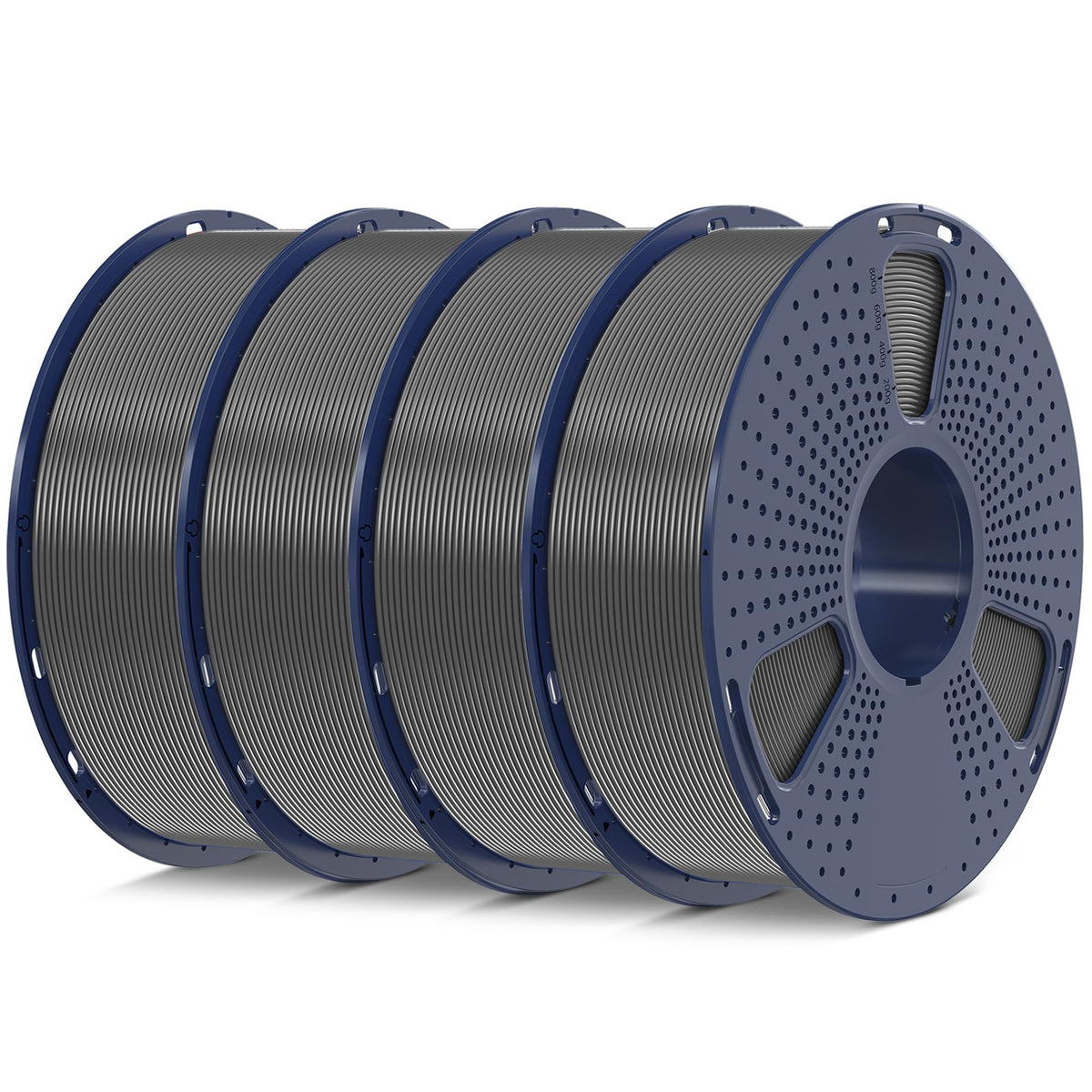 SUNLU 3D Printer Filament 10kg Bundle, Neatly Wound PLA Filament 1.75mm ±0.02mm, Individually Vacuum-Sealed,1kg per Spool, 10 Pack, (5 spools of Black and 5 spools of White)