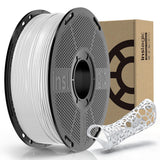 Inslogic PP Filament 1.75mm, Polypropylene 3D Printer Filament ±0.03mm, Semi-Flexible & Ultra Tough, Chemical-Resistant, Food-Contact Safe 3D Printing, 0.8kg Detachable Spool, Natural White