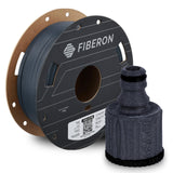 Polymaker Fiberon PA6-CF20 Carbon Fiber Nylon Filament 1.75mm Black 0.5kg, Fiberon PA6-CF20 Nylon Warp Free 1.75mm 3D Printing Filament