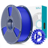 SUNLU PLA+2.0 3D Printer Filament Bundle, 4KG Upgrade PLA+ Filament 1.75mm, Tougher and Stronger, Dimensional Accuracy +/-0.02mm, 1KG per Spool, 4 Packs, 4KG Total, Black