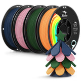 Creality Matte PLA Plus Filament 1.75mm, Low Warping, Minimal Layer Lines, Dimensional Accuracy +/- 0.02mm, 4kg (8.8lb) 3D Printer PLA+ Filament Bundle, Matte Black (4 Pack)