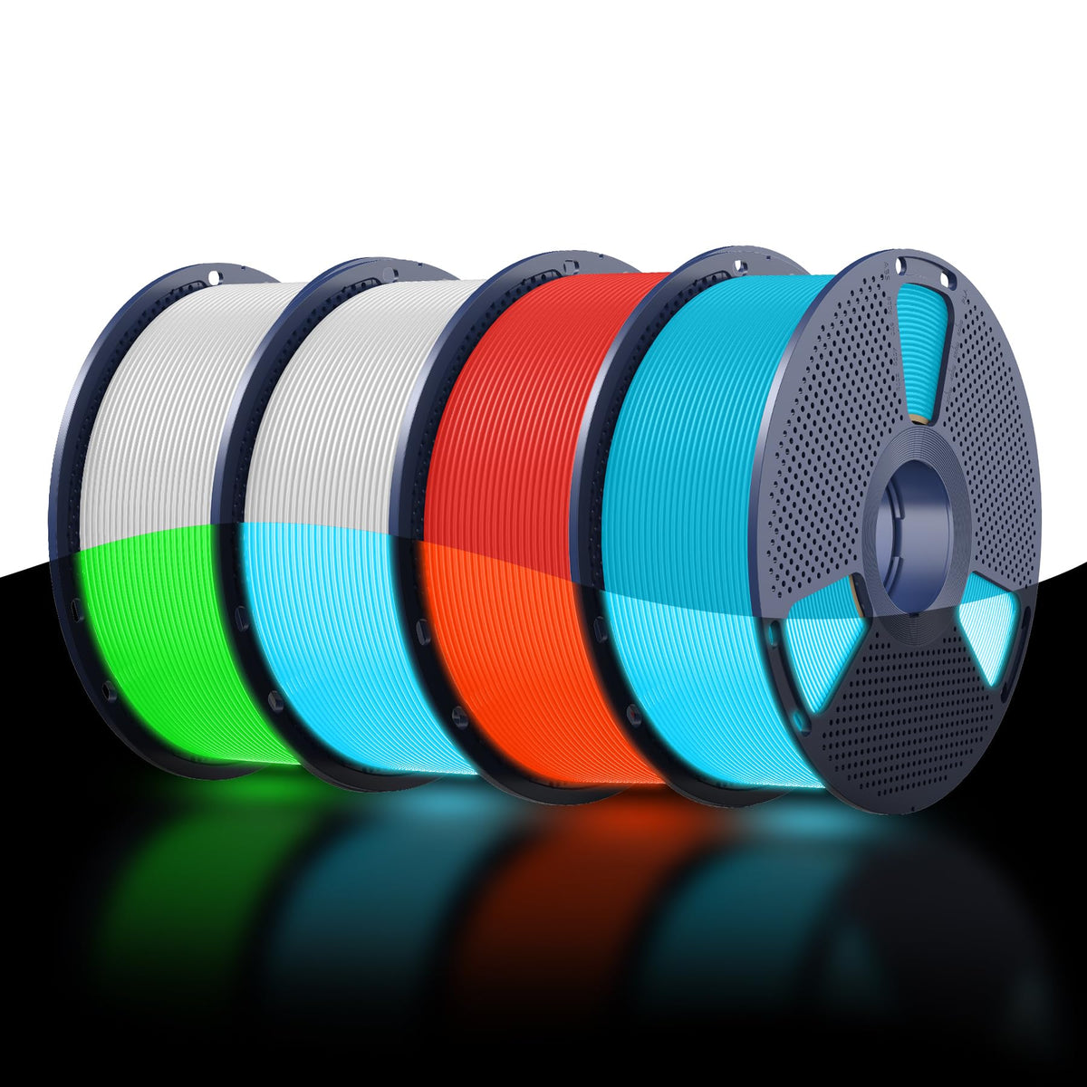 SUNLU PETG Filament 1.75mm 4KG Bundle (4x1kg Black),Good Layer Adhesion,Weather-Resistant & High Impact for Outdoor Parts and Mechanical Gears, Less Stringing, Dimensional Accuracy +/- 0.02mm.