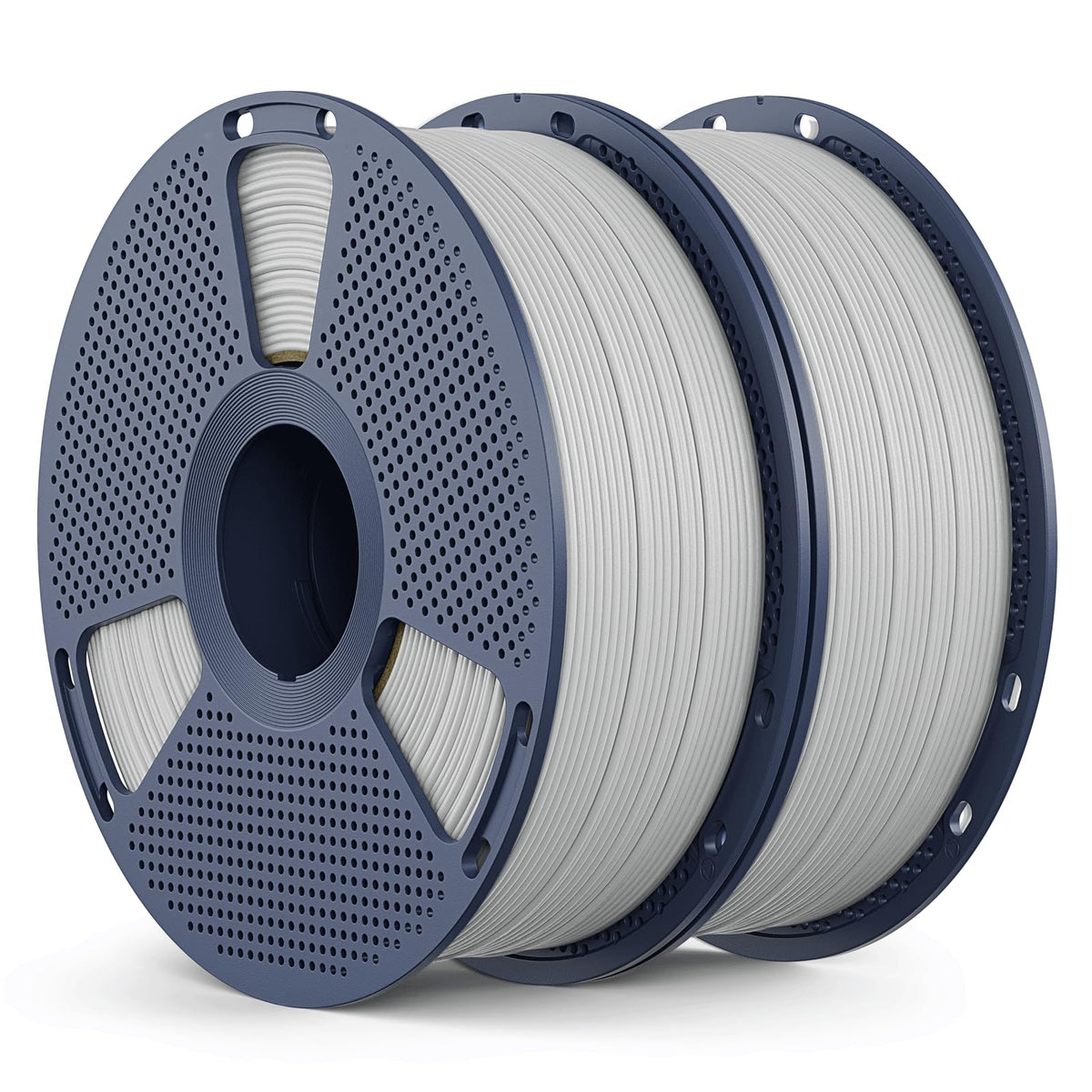 Matte PLA Filament 1.75mm, 4kg(8.8lbs) SUNLU 3D Printer Filament, Matte Surface Texture, No Clogging, Less Brittle, Black+White+Klein Blue+Olive Green