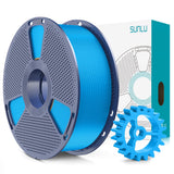 SUNLU PLA+2.0 3D Printer Filament Bundle, 4KG Upgrade PLA+ Filament 1.75mm, Tougher and Stronger, Dimensional Accuracy +/-0.02mm, 1KG per Spool, 4 Packs, 4KG Total, Black