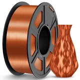 JAYO 3D Printer Filament Bundle, PLA Silk Filament Bundle Multicolor, Shiny Silk PLA Filament 1.75mm, Fast Color Change Rainbow, 250g Spool, 8 Rolls, 2kg in Total