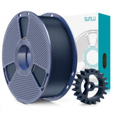 SUNLU PLA+2.0 3D Printer Filament Bundle, 4KG Upgrade PLA+ Filament 1.75mm, Tougher and Stronger, Dimensional Accuracy +/-0.02mm, 1KG per Spool, 4 Packs, 4KG Total, Black