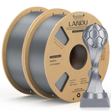 LANDU Filament Dryer 3D Printer Filament Dry Box,2 Spools Double Fast Heating Upgraded Filament Dehydrator Keeping Filaments Dry for 1.75mm/2.85mm One-Key Set for PLA PETG ABS TPU
