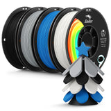 Creality Matte PLA Plus Filament 1.75mm, Low Warping, Minimal Layer Lines, Dimensional Accuracy +/- 0.02mm, 4kg (8.8lb) 3D Printer PLA+ Filament Bundle, Matte Black (4 Pack)