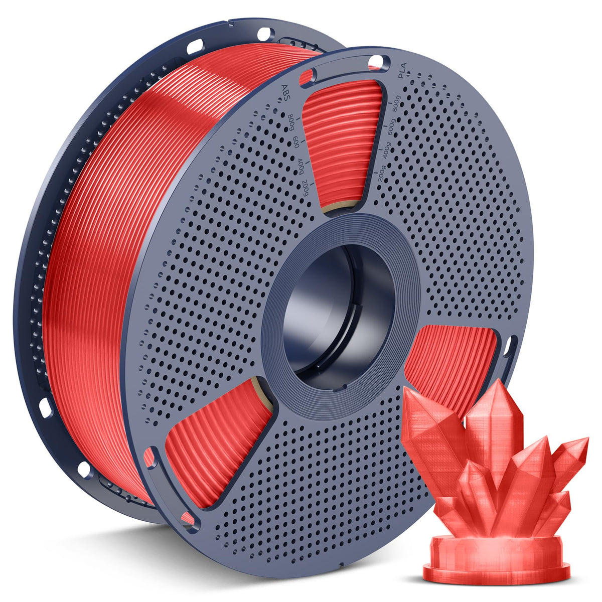 SUNLU 3D Printer Filament 10kg Bundle, Neatly Wound PLA Filament 1.75mm ±0.02mm, Individually Vacuum-Sealed,1kg per Spool, 10 Pack, (5 spools of Black and 5 spools of White)