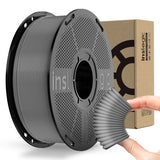 Inslogic PP Filament 1.75mm, Polypropylene 3D Printer Filament ±0.03mm, Semi-Flexible & Ultra Tough, Chemical-Resistant, Food-Contact Safe 3D Printing, 0.8kg Detachable Spool, Natural White
