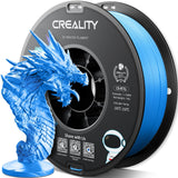 Official Creality PETG 3D Printer Filament 1.75mm 4KG (8.8lbs), High Precision, Strong Toughness, Odorless, Better Flow, Moistureproof 3D Printing CR PETG Filament, Black+White+Grey+Clear