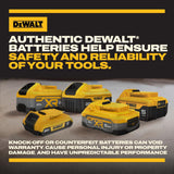 DEWALT 20V MAX XR Battery 6 Ah Lithium Ion, 2-Pack, Premium High Capacity Long Lasting Cordless Tool Battery Packs (DCB206-2)