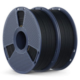Matte PLA Filament 1.75mm, 4kg(8.8lbs) SUNLU 3D Printer Filament, Matte Surface Texture, No Clogging, Less Brittle, Black+White+Klein Blue+Olive Green
