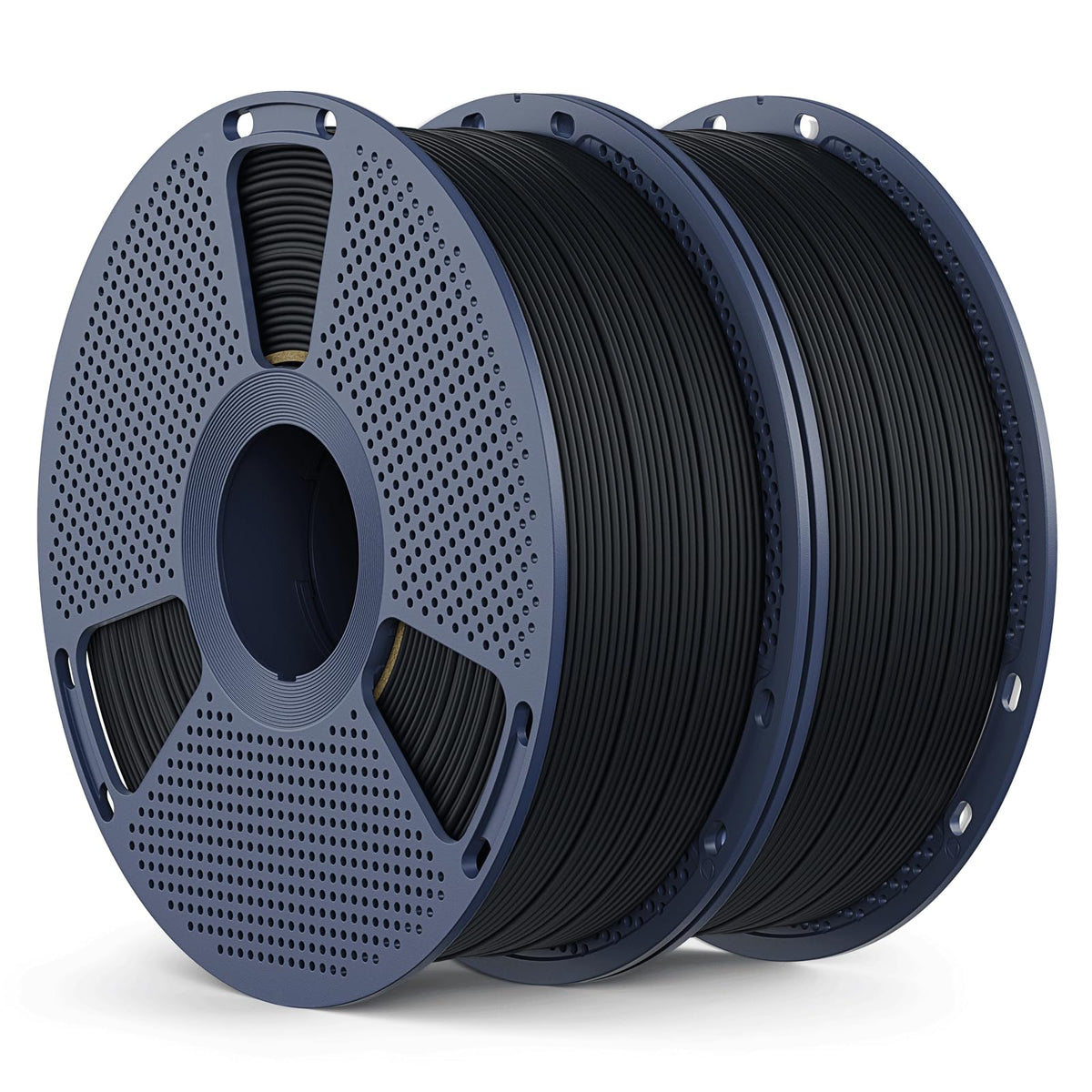 Matte PLA Filament 1.75mm, 4kg(8.8lbs) SUNLU 3D Printer Filament, Matte Surface Texture, No Clogging, Less Brittle, Black+White+Klein Blue+Olive Green