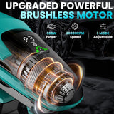 Cordless Portable Washer for Makita 18V Battery, 800 PSI Portable Handheld Washer with Brushless Motor, 6-in-1 Nozzle, 3 Level Adjustable for Car Yard Fence Wall Clean (Battery Not Included)