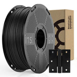 Inslogic PP Filament 1.75mm, Polypropylene 3D Printer Filament ±0.03mm, Semi-Flexible & Ultra Tough, Chemical-Resistant, Food-Contact Safe 3D Printing, 0.8kg Detachable Spool, Natural White