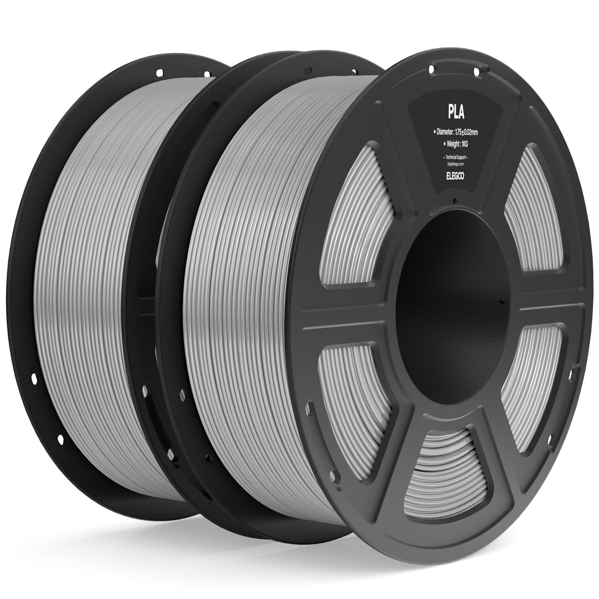ELEGOO PLA Filament 1.75mm Bundle 4KG, 3D Printer Filament Dimensional Accuracy +/- 0.02mm, 4pcs 1kg Spool(2.2lbs) Fit Most FDM 3D Printers (Pink, Purple, Sky Blue, Sea Green)