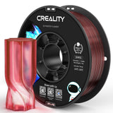Official Creality PETG 3D Printer Filament 1.75mm 4KG (8.8lbs), High Precision, Strong Toughness, Odorless, Better Flow, Moistureproof 3D Printing CR PETG Filament, Black+White+Grey+Clear
