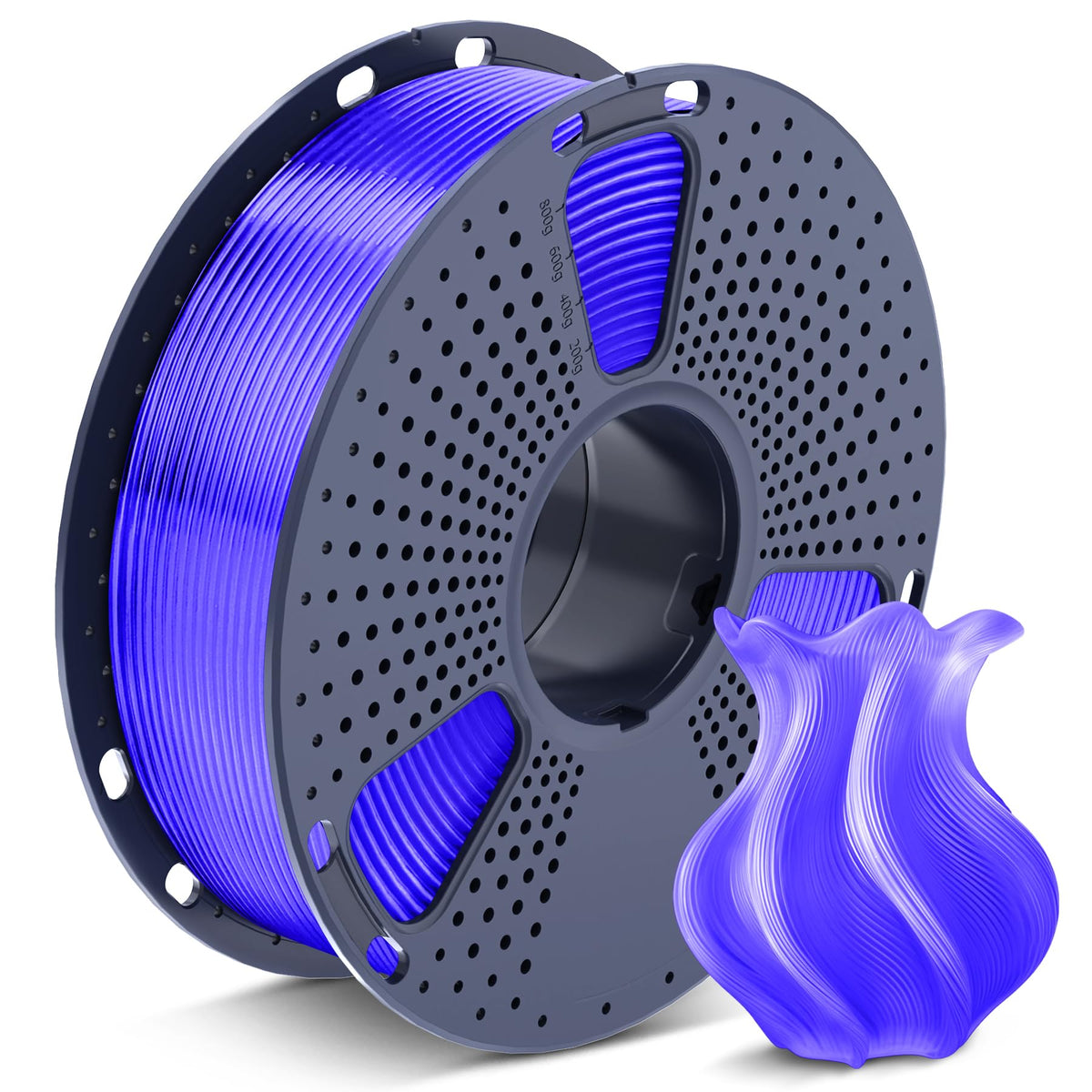 SUNLU PETG Filament 1.75mm 4KG Bundle (4x1kg Black),Good Layer Adhesion,Weather-Resistant & High Impact for Outdoor Parts and Mechanical Gears, Less Stringing, Dimensional Accuracy +/- 0.02mm.