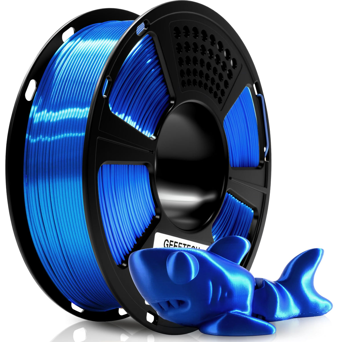 GEEETECH 6KG 3D Printer Filament Bundle - Black PLA Filament 1.75mm ±0.02mm (6 Spools, 1KG Each) - High Precision, Low Warping, 3D Printing Filament Fits Most FDM 3D Printers