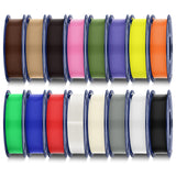 SUNLU 3D Printer Filament Bundle, PLA Plus Filament 10KG 1.75mm, Neatly Wound Filament for Most 3D Printer, 10 Colors, 1kg Spool, Black+White+Grey+Green+Blue+Grassgreen+Bluegrey+Pureyellow+Red+Orange