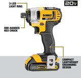 DEWALT 20V MAX Power Tools, 9 Cordless Tool Combo, Impact and Drill Driver, Oscillating Tool, Grinder,Circular and Reciprocating Saw,Right Angle Drill,Speaker,LED Light, 2 Batteries,Charger (DCK940D2)